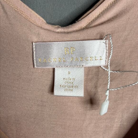 Rachel Parcell Ruched Bodycon Long Sleeve Midi Dress Tan Size S - Picture 5 of 6